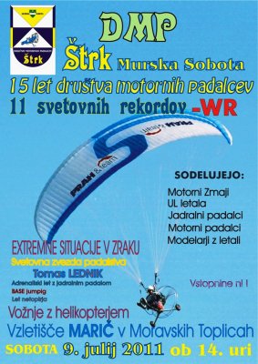 Moravske Toplice v soboto prizorišče vragolij na nebu